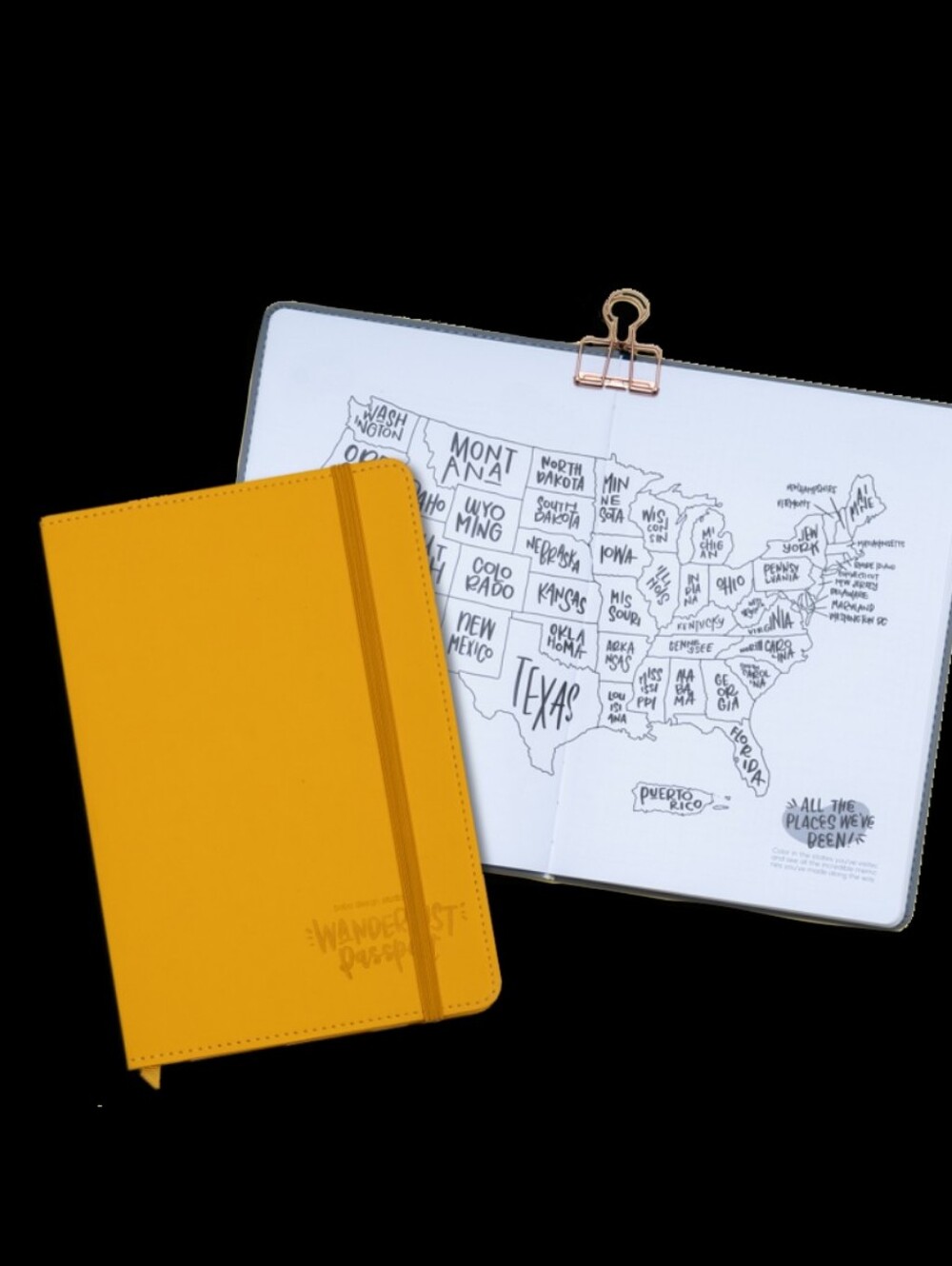 *NEW, SEALED* Wanderlust Passport Travel Journal - Goldenrod Yellow - Picture 14 of 14